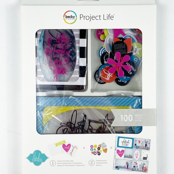 Project Life Scrapbooking Becky Higgins Heidi Swapp Kits Card Making Lot Of 3 - Picture 7 of 8